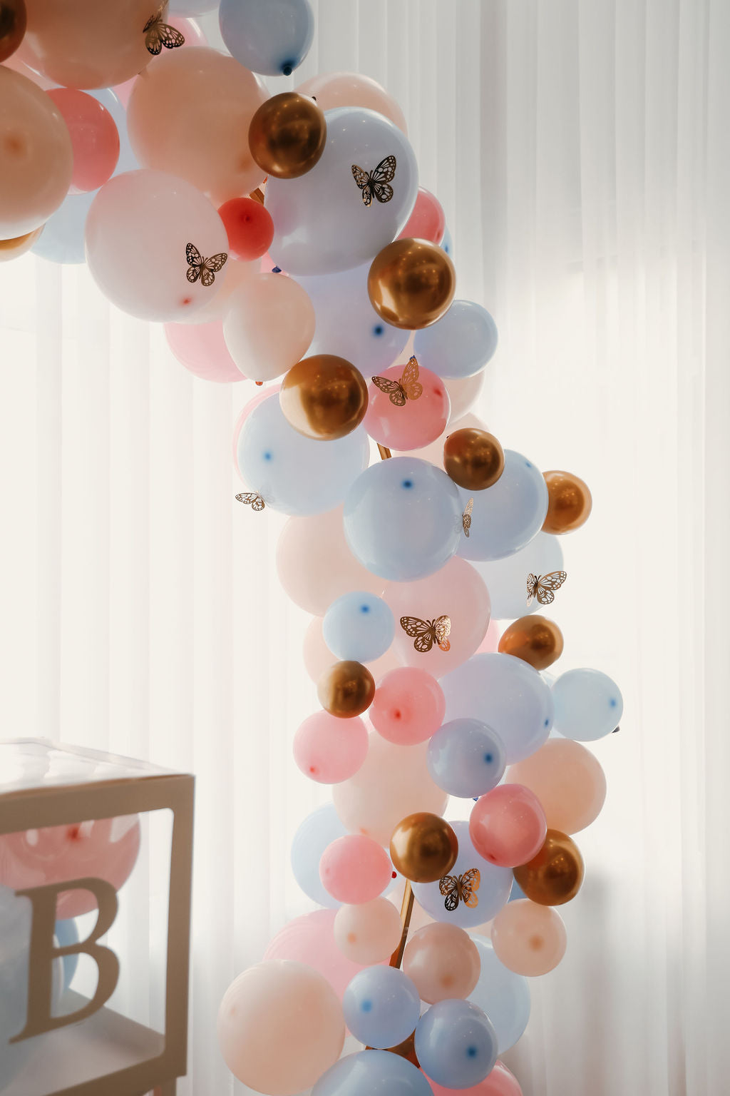 🎈 Gender Reveal Kit – All-in-One Baby Shower Decorations