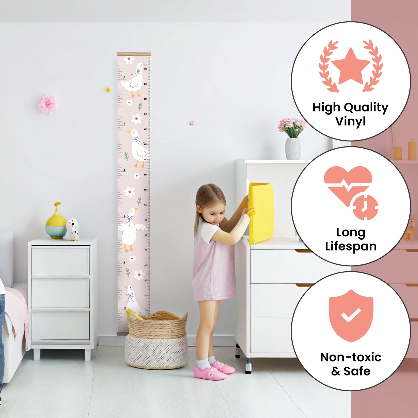 Growth Chart – Waterproof Vinyl Wall Chart