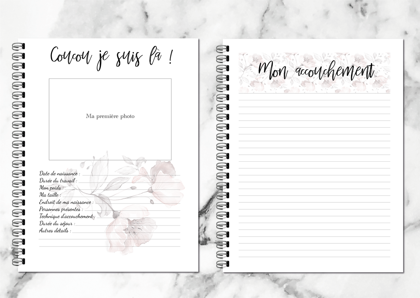 Journal de grossesse - couverture souple