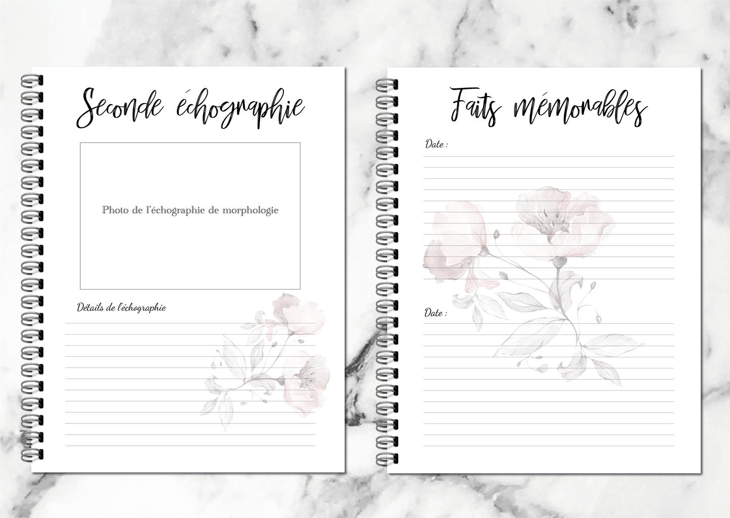 Journal de grossesse - couverture souple