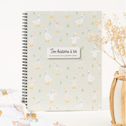 French Birth Book – Journal Souvenirs (Geese)