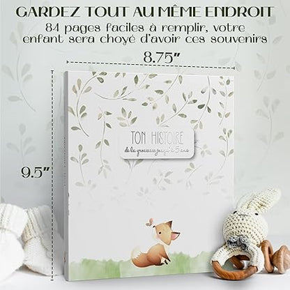 Prestige Livre de Naissance – Journal de Luxe (0-5 Ans)