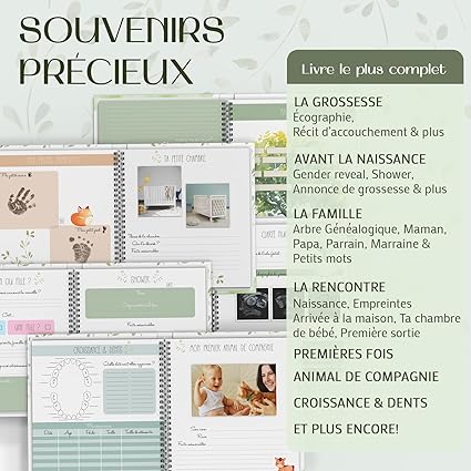 Prestige Livre de Naissance – Journal de Luxe (0-5 Ans)