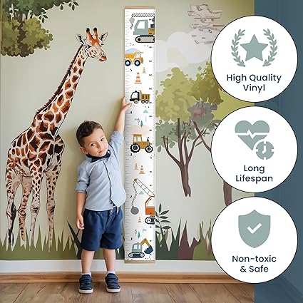 Growth Chart – Waterproof Vinyl Wall Chart 