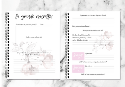 Journal de grossesse - couverture souple