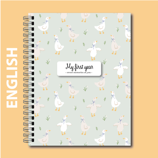 French Birth Book – Journal Souvenirs (Geese) 