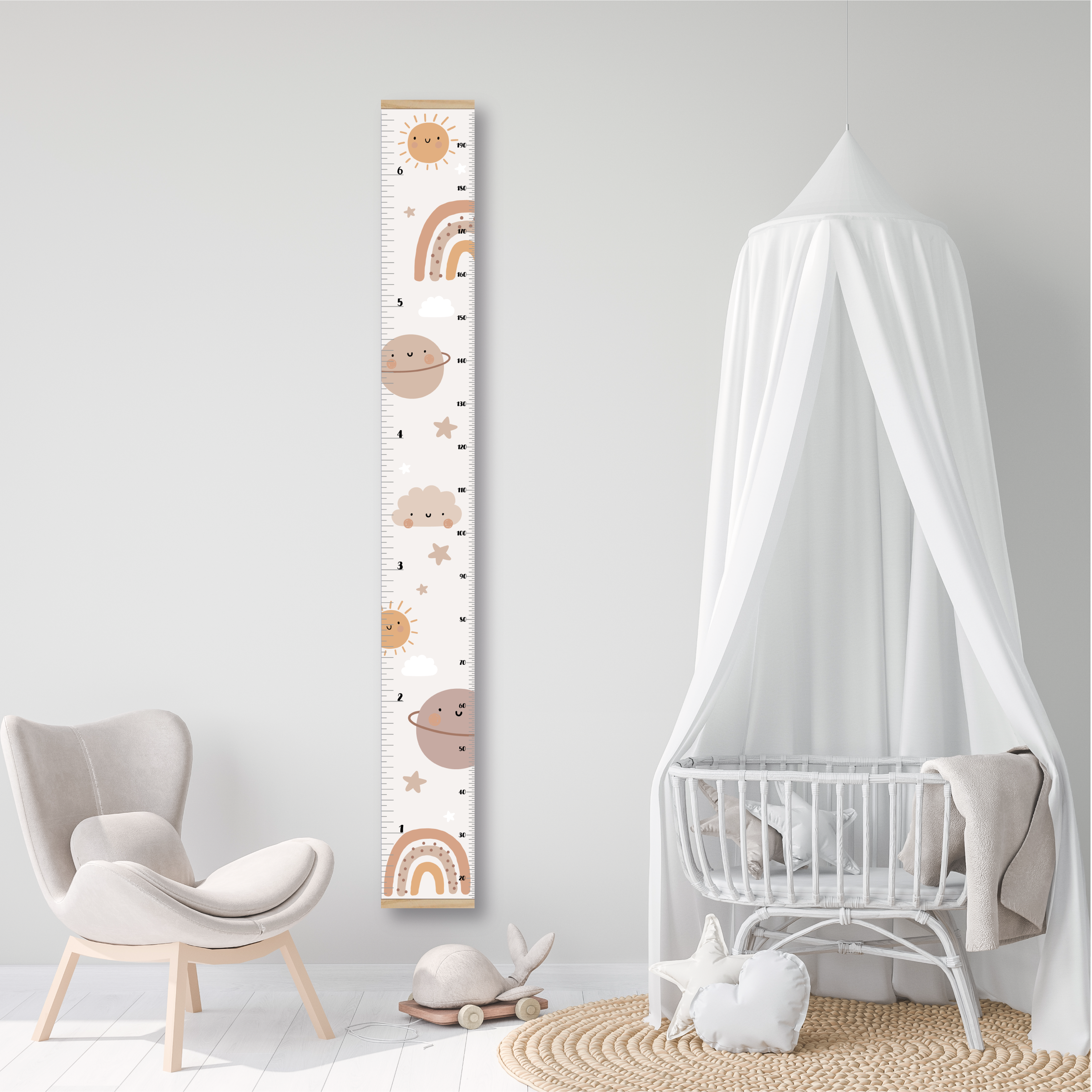 Growth Chart – Waterproof Vinyl Wall Chart 