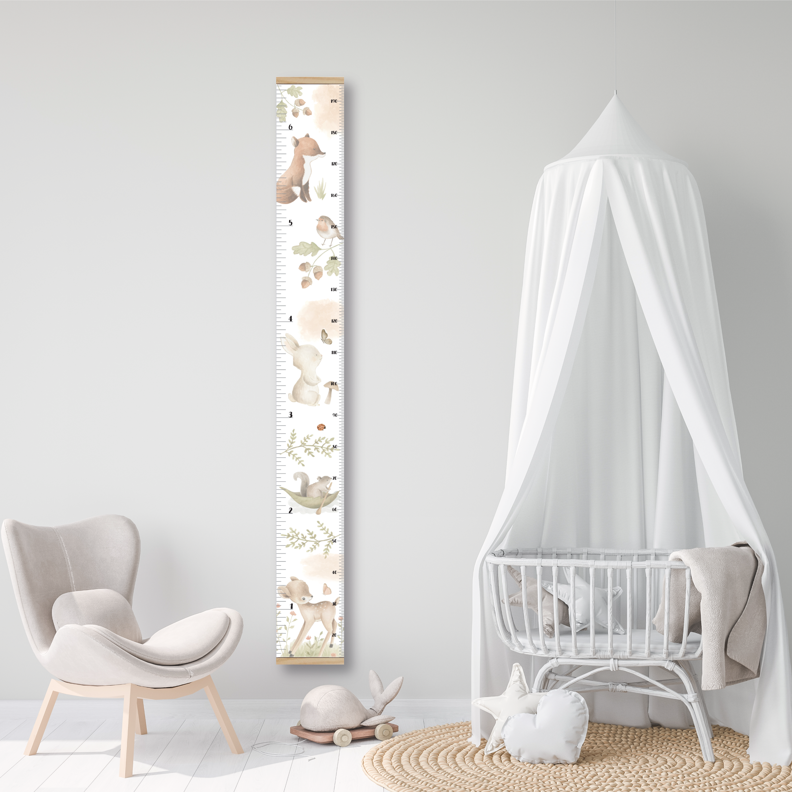 Échelles de croissance - Animaux de la forêt