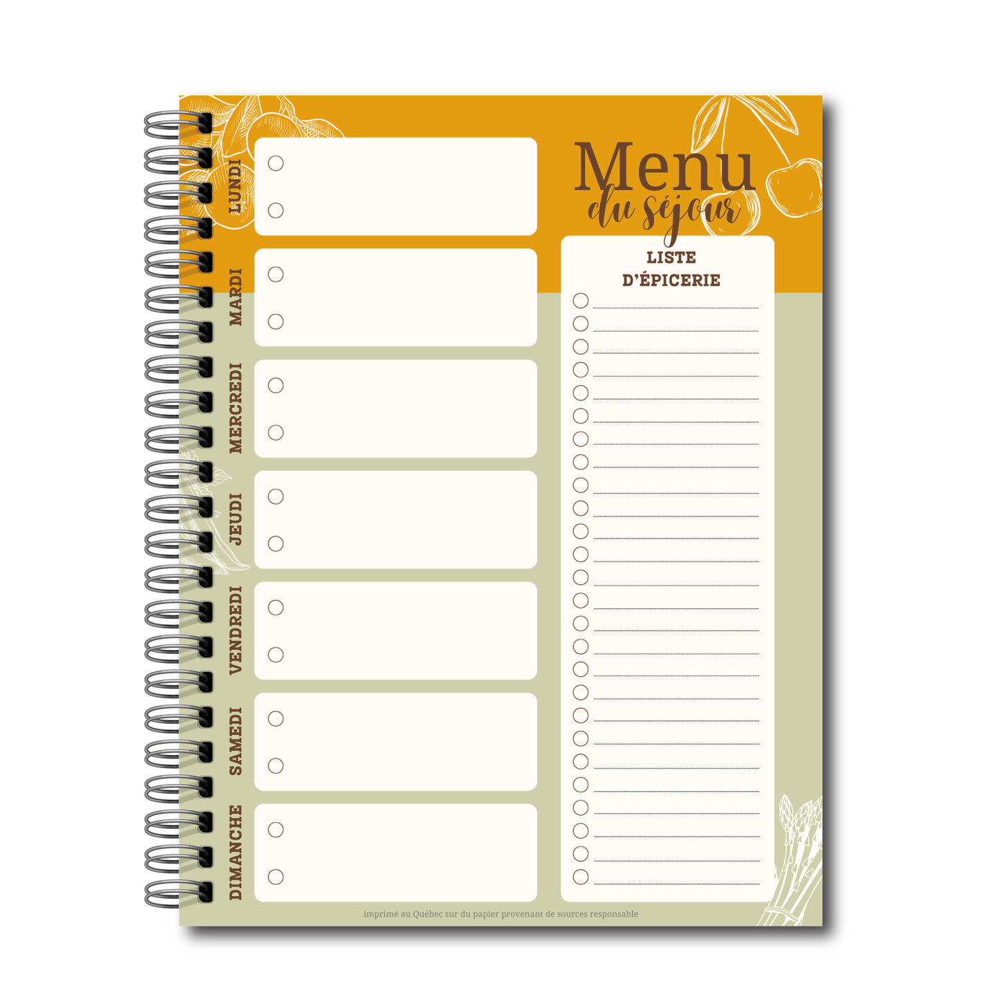 Journal de Camping (roulotte) – Carnet de souvenirs de camping avec bucket list et pages photos