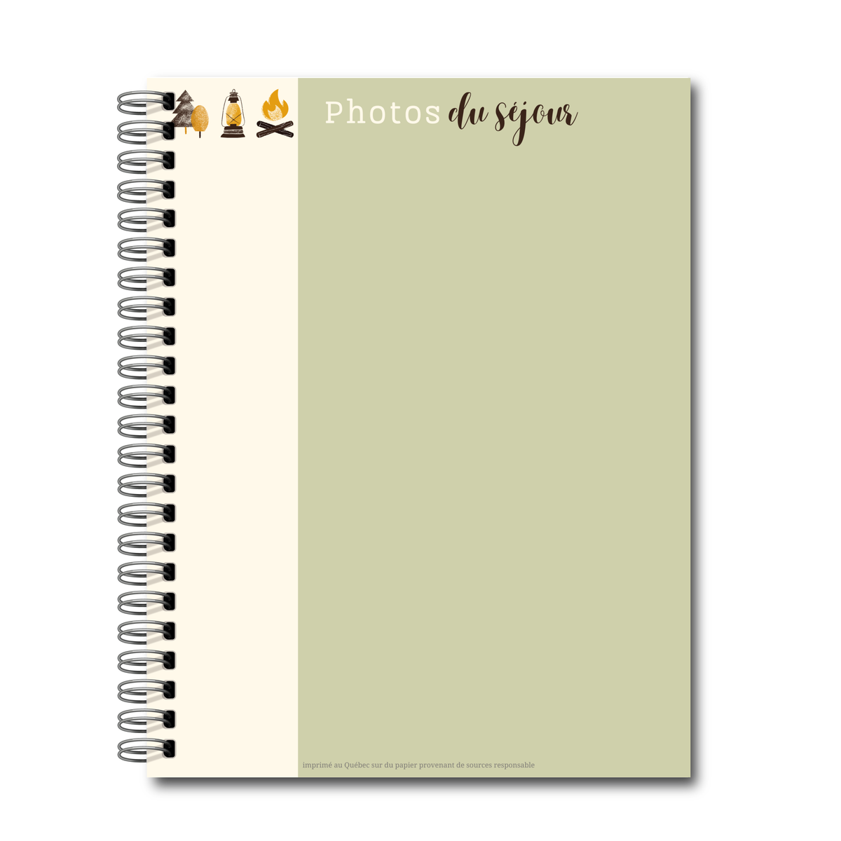 Camping Journal (Camper) – Camping Memory Book with Bucket List and Photo Pages