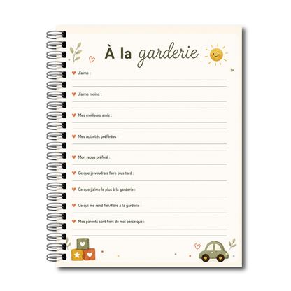 Mes Souvenirs de garderie – Mes souvenirs, mes amis et mes premières découvertes