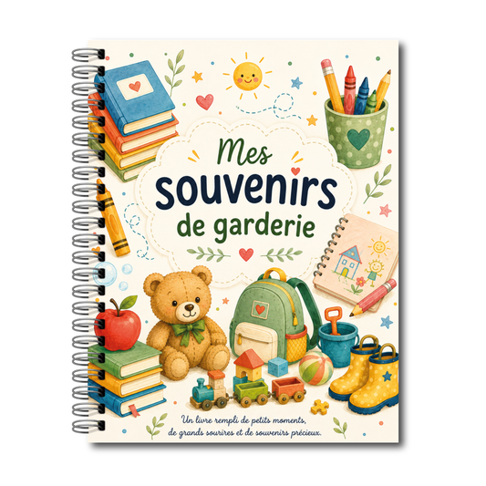Mes Souvenirs de garderie – Mes souvenirs, mes amis et mes premières découvertes