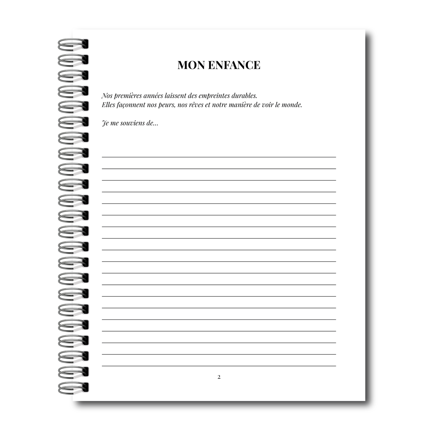 Mon Journal d'Héritage, Invitation à raconter votre histoire, Transmettre vos valeurs, Souvenirs, Traditions et Léguer votre héritage de génération en génération, LIVRAISON GRATUITE