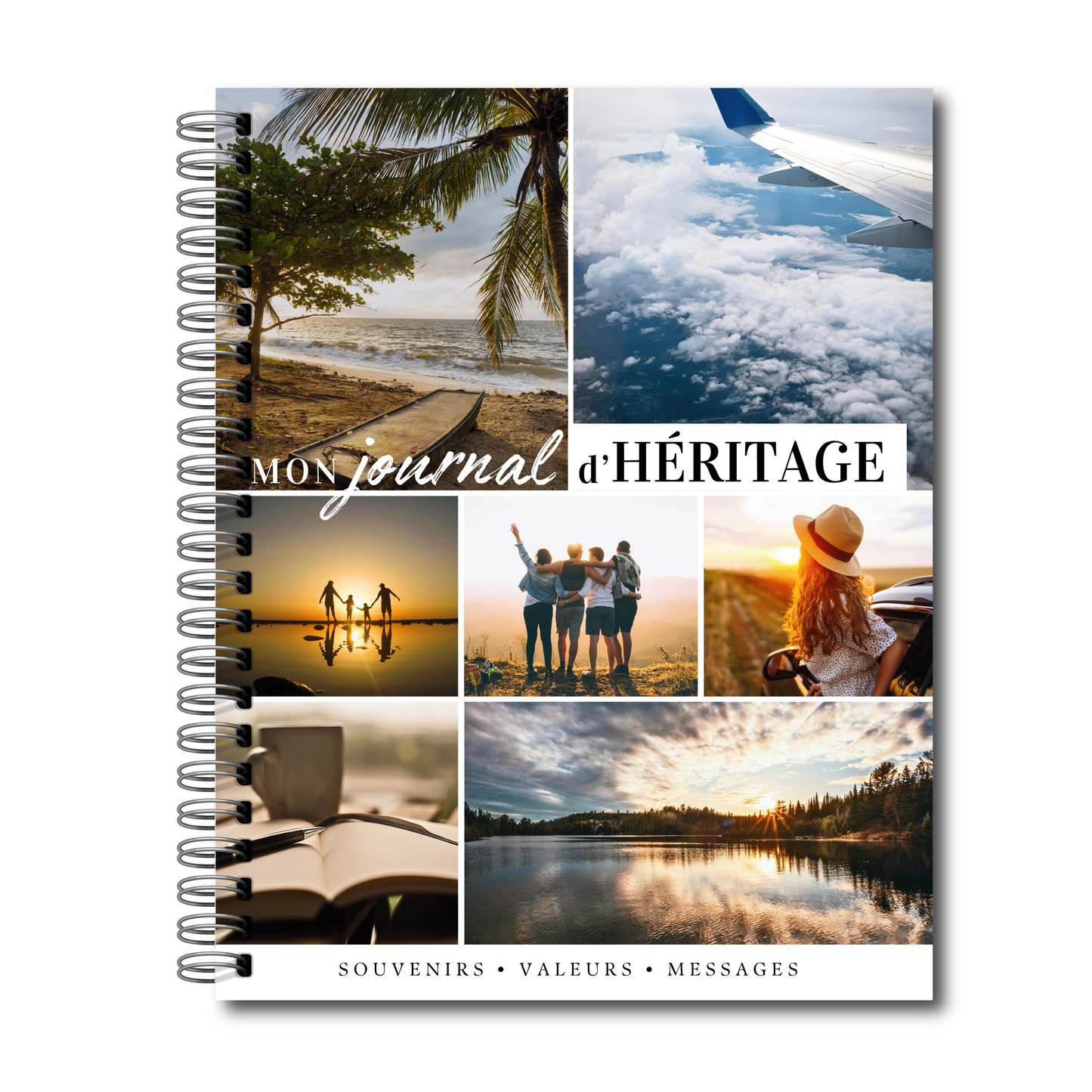 Mon Journal d'Héritage, Invitation à raconter votre histoire, Transmettre vos valeurs, Souvenirs, Traditions et Léguer votre héritage de génération en génération, LIVRAISON GRATUITE