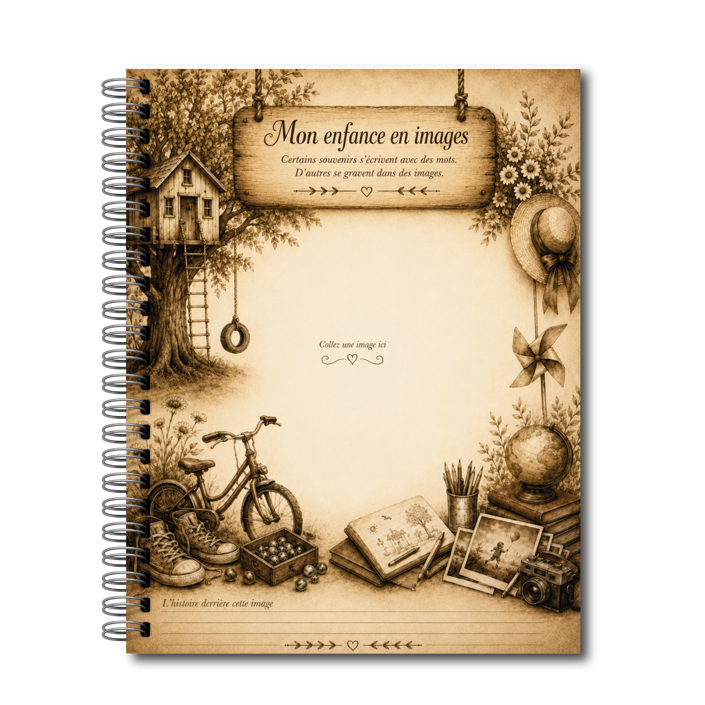 Mon Journal d'Héritage, Invitation à raconter votre histoire, Transmettre vos valeurs, Souvenirs, Traditions et Léguer votre héritage de génération en génération, LIVRAISON GRATUITE