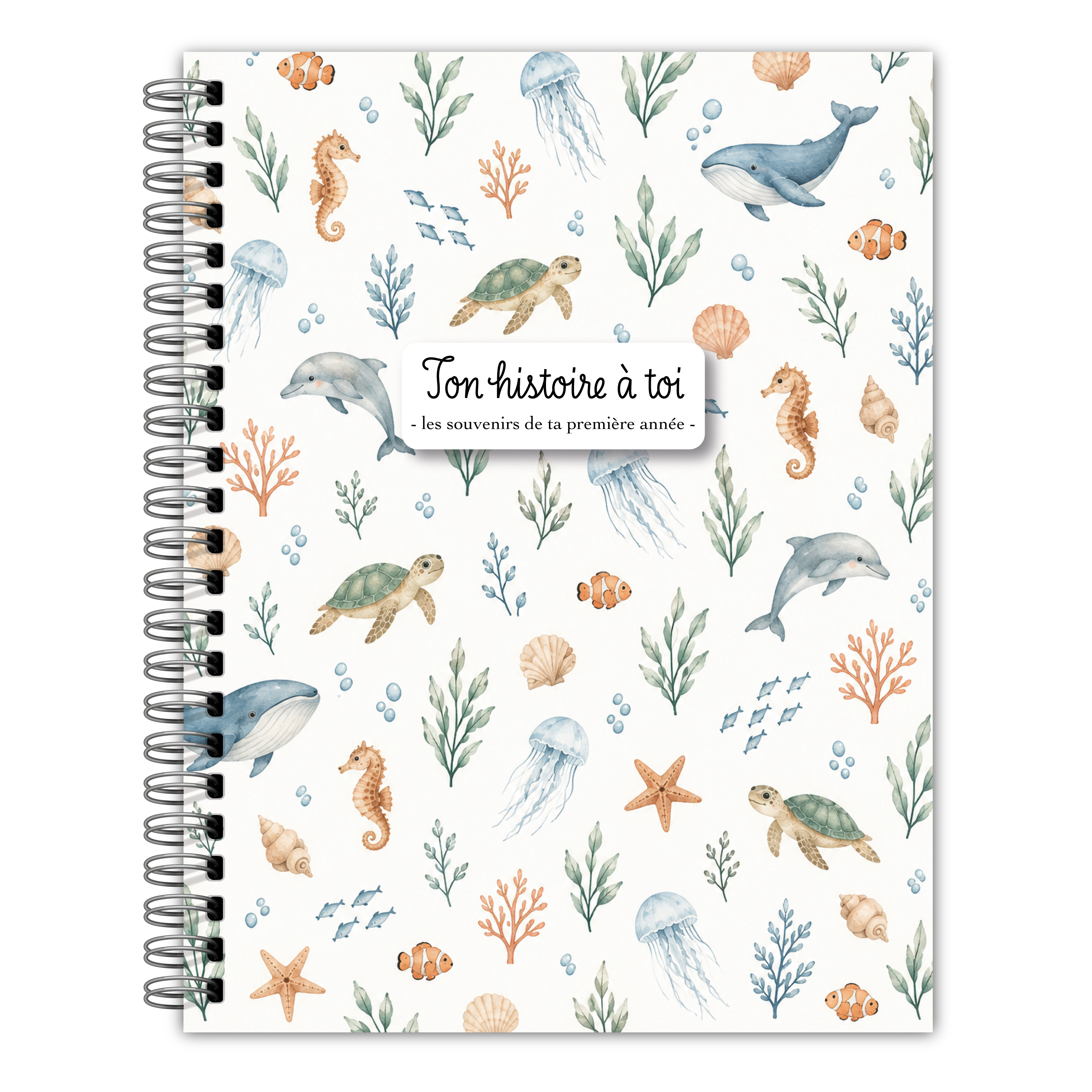 French Softcover Baby Memory Book – Western