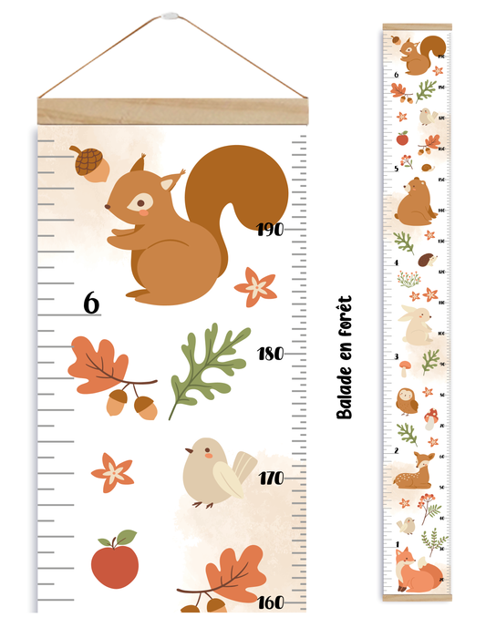 Growth Chart – Waterproof Vinyl Wall Chart 