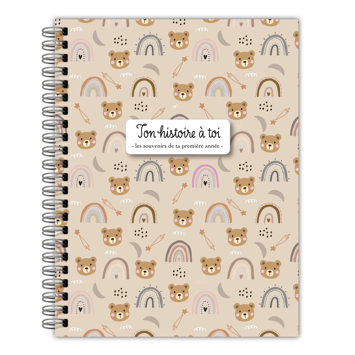 Livres souples de naissance en Français – Oursons pattern