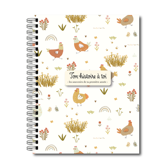 French Birth Book – Journal Souvenirs (Geese) 